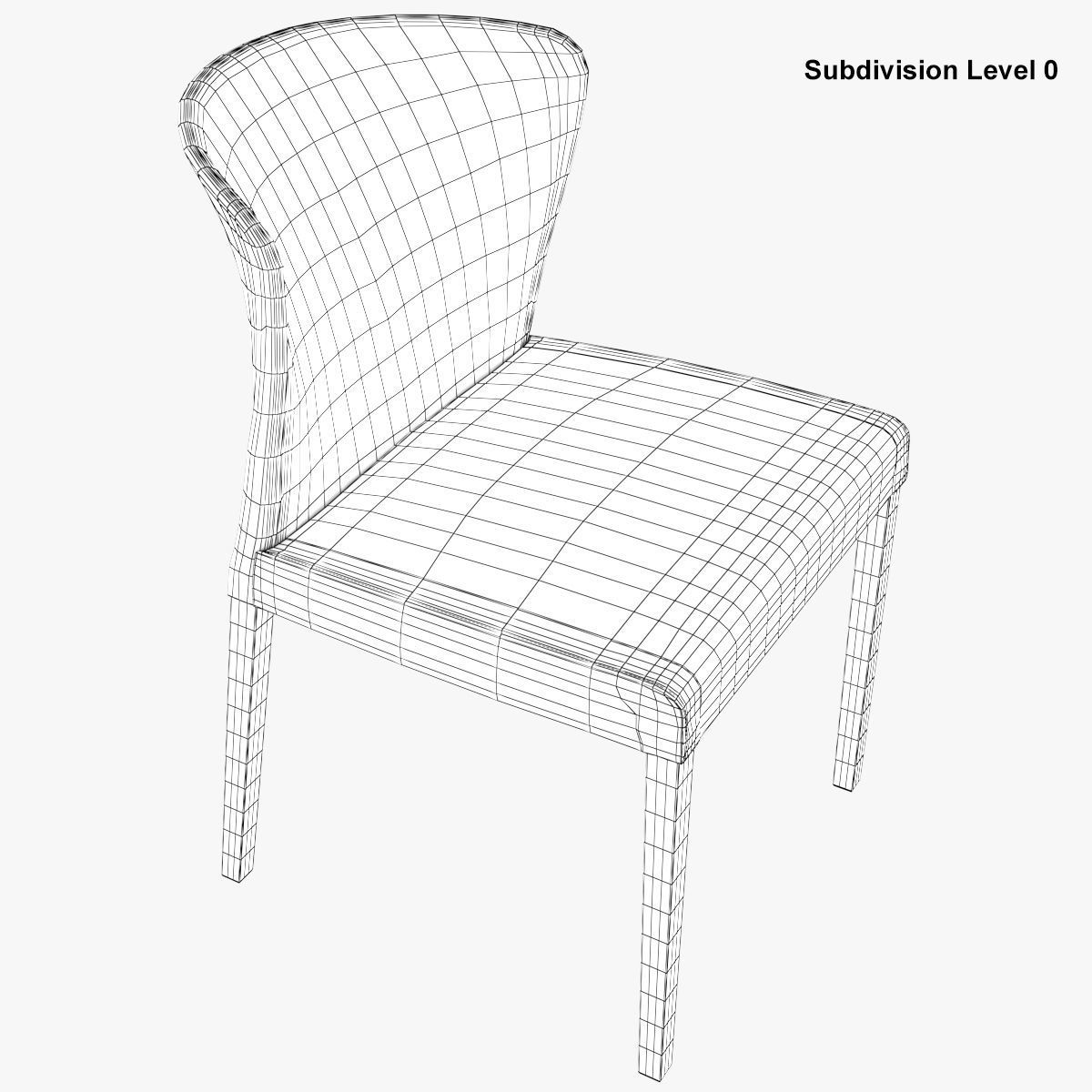 Dining Chair Curran 3D model_42