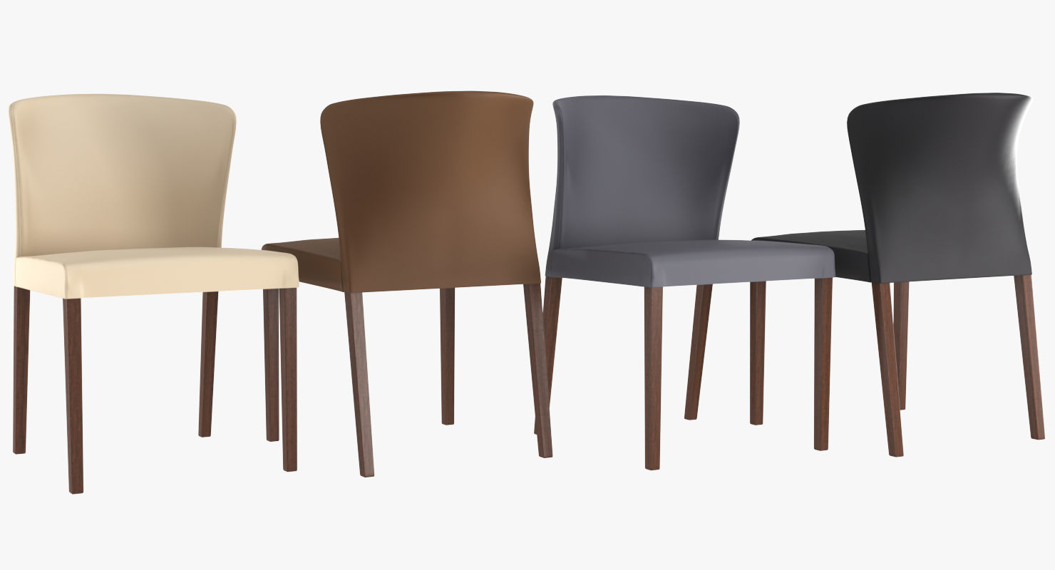 Dining Chair Curran 3D model_2