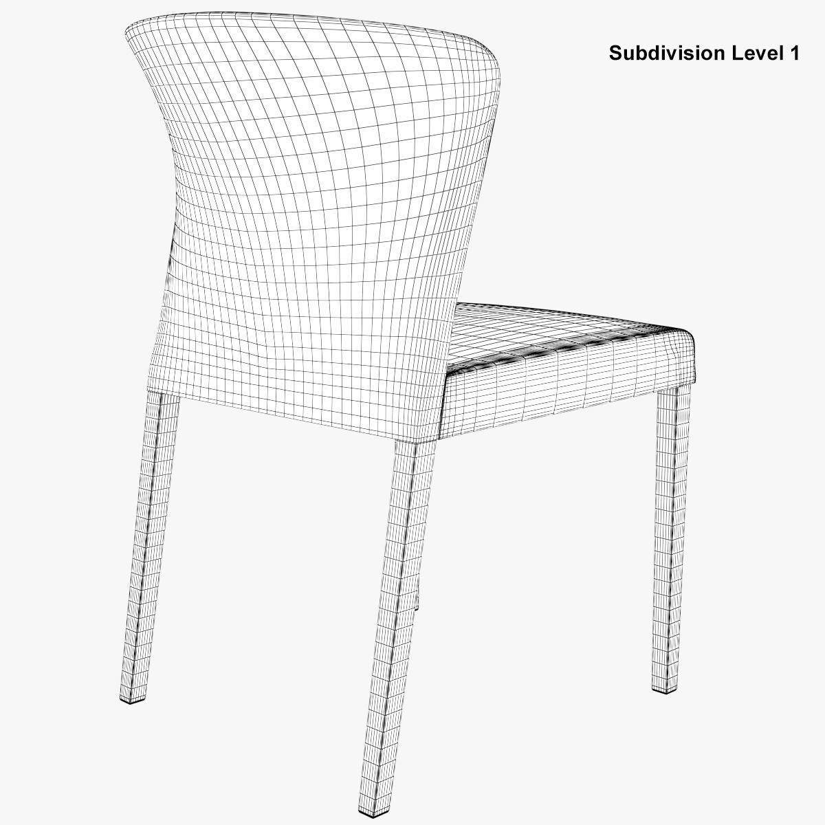 Dining Chair Curran 3D model_47