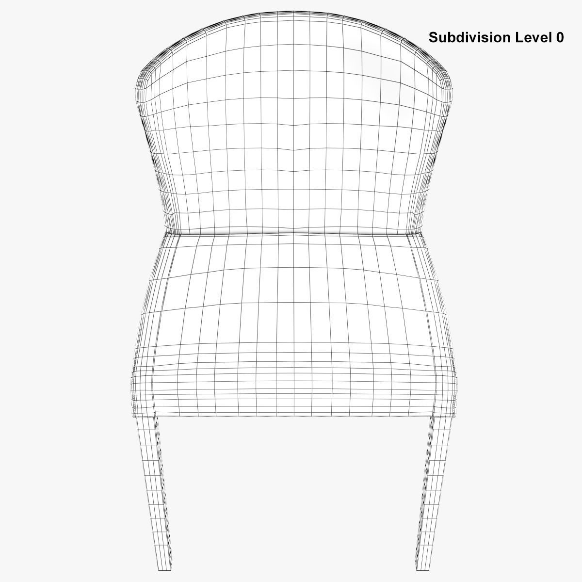 Dining Chair Curran 3D model_44