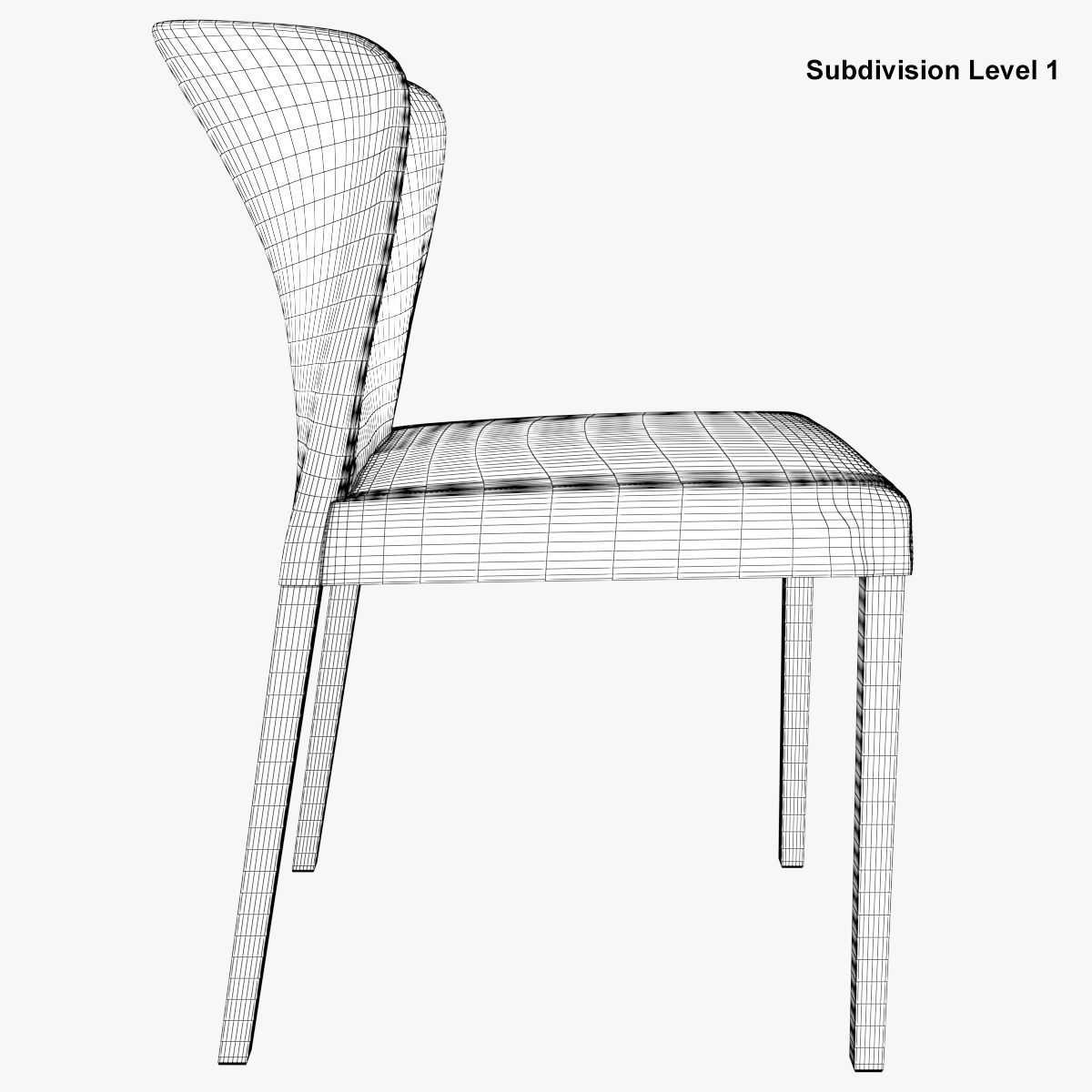 Dining Chair Curran 3D model_41
