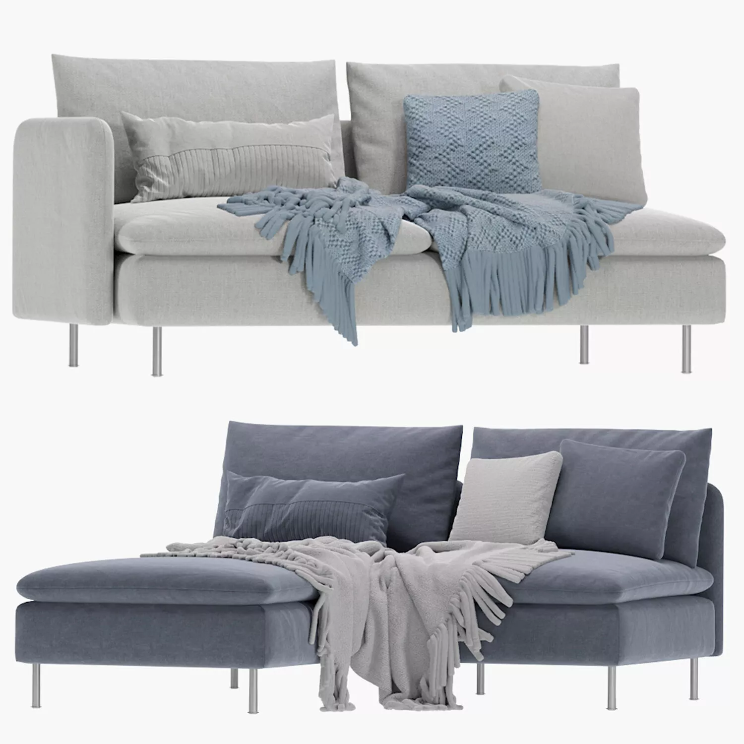 IKEA SODERHAMN SOFA 3D model