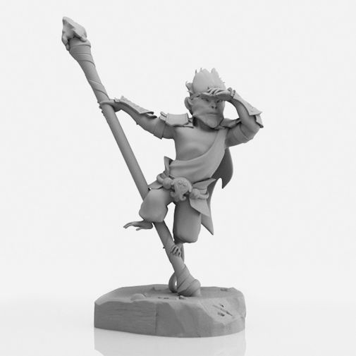 Monkey King Chibi - DOTA 2 - 3D Print Collection 3D print model_2