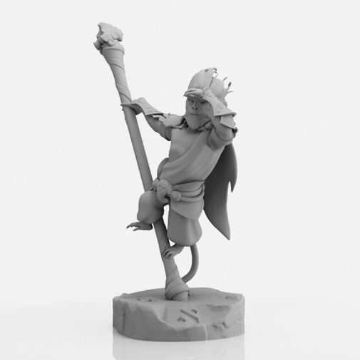 Monkey King Chibi - DOTA 2 - 3D Print Collection 3D print model_3