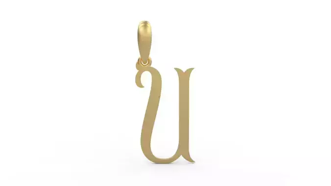 Initial Letters Pendant ChristmasReign U