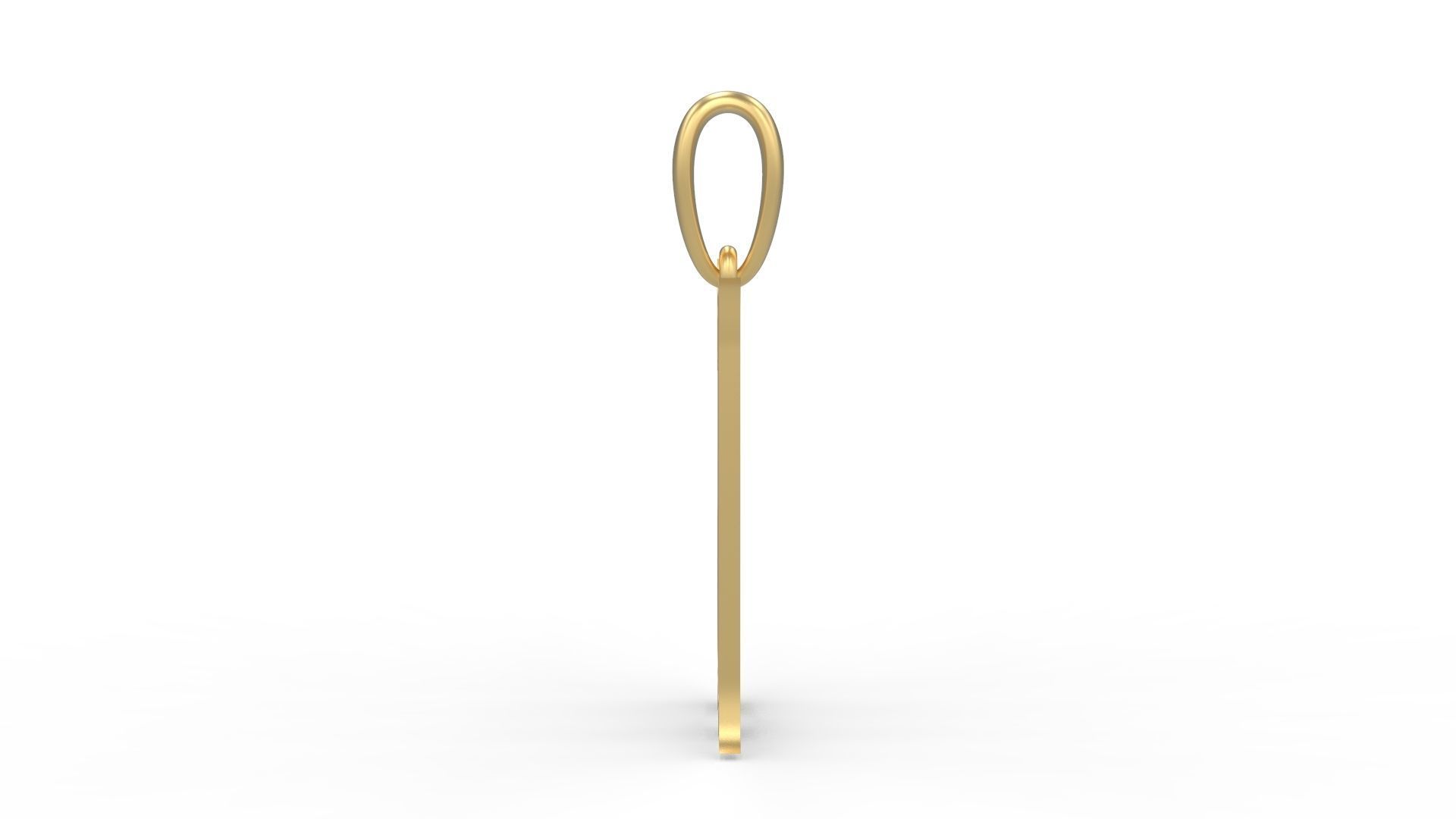 Initial Letters Pendant ChristmasReign W 3D print model_2