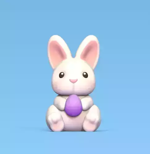 Bunny Egg Easter 3D print model