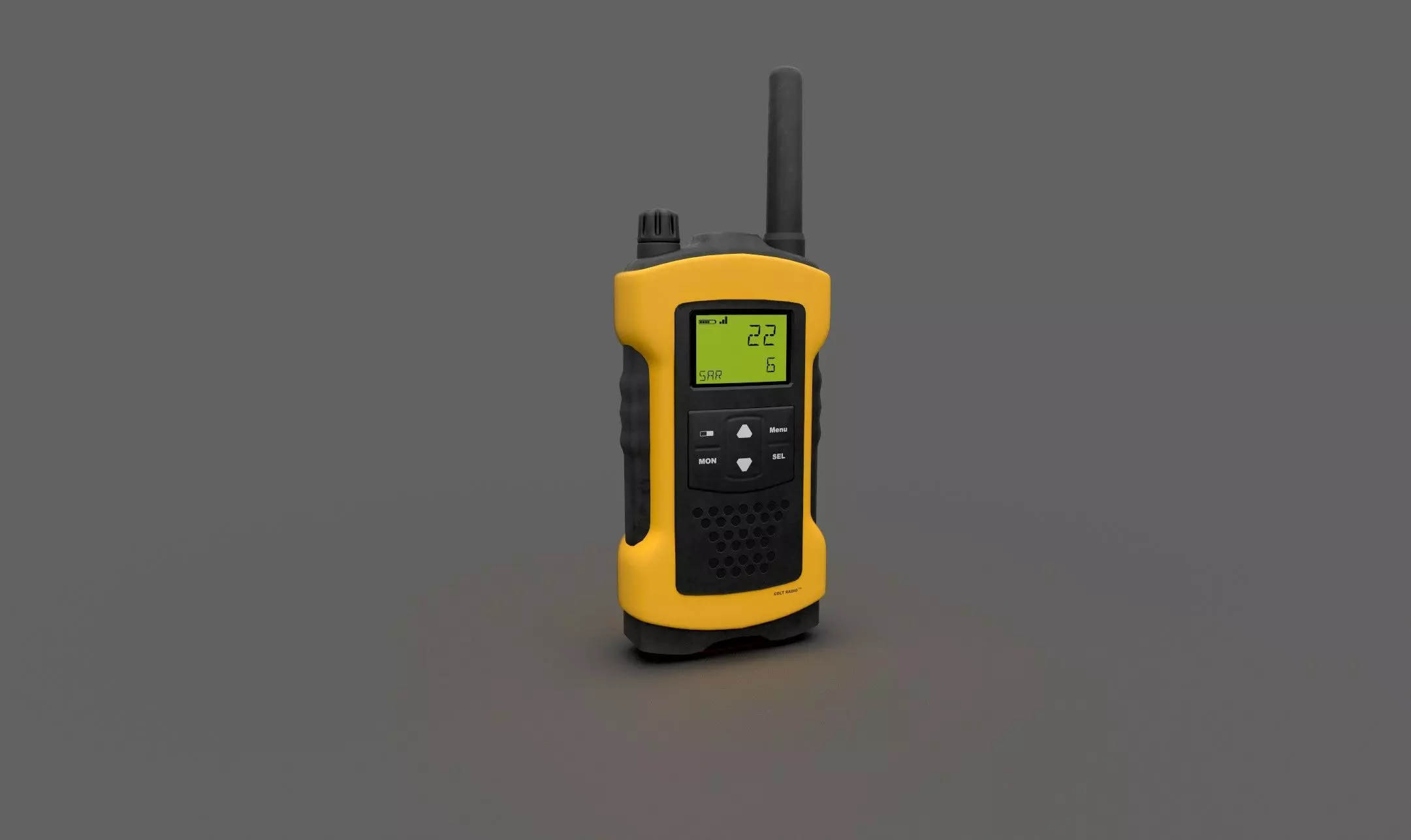 Walkie Talkie Radio Low-poly 3D model_0