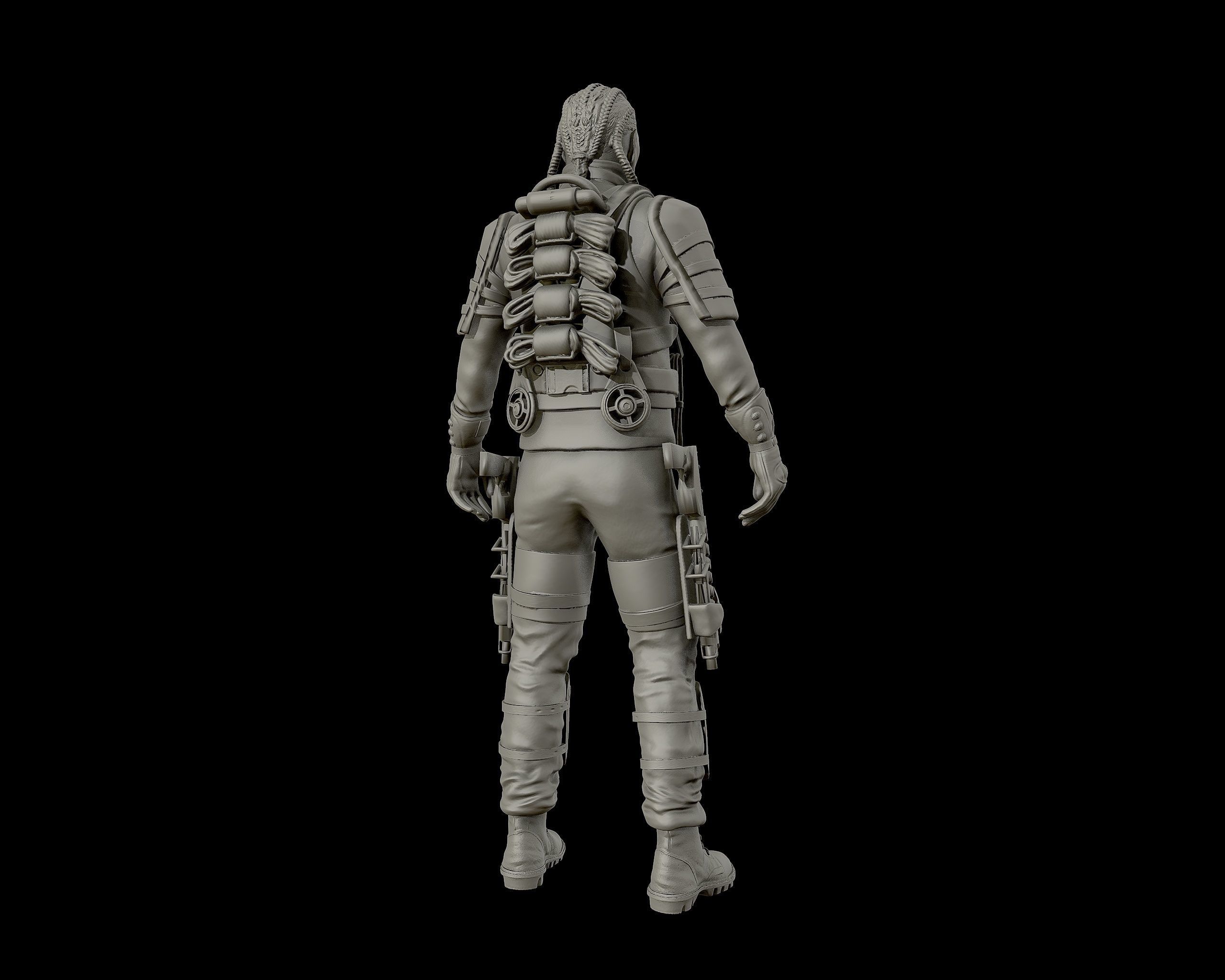 Slipknot 3D portrait sculpture 3D print model_19