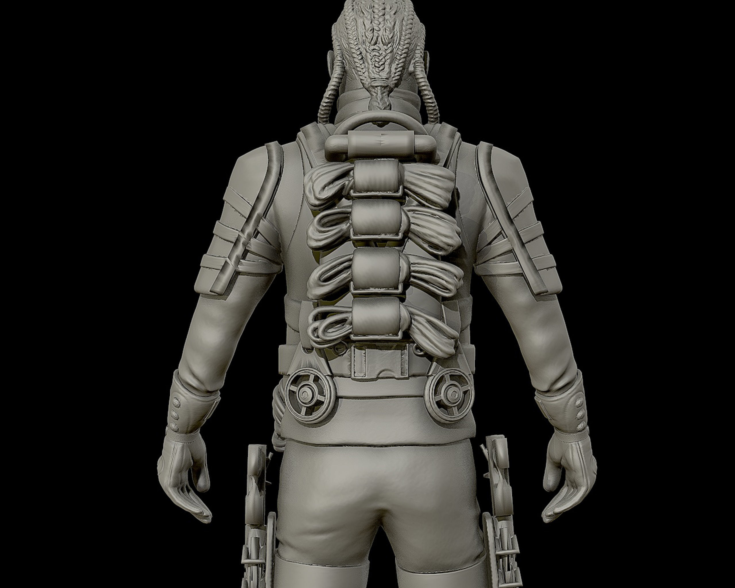 Slipknot 3D portrait sculpture 3D print model_7