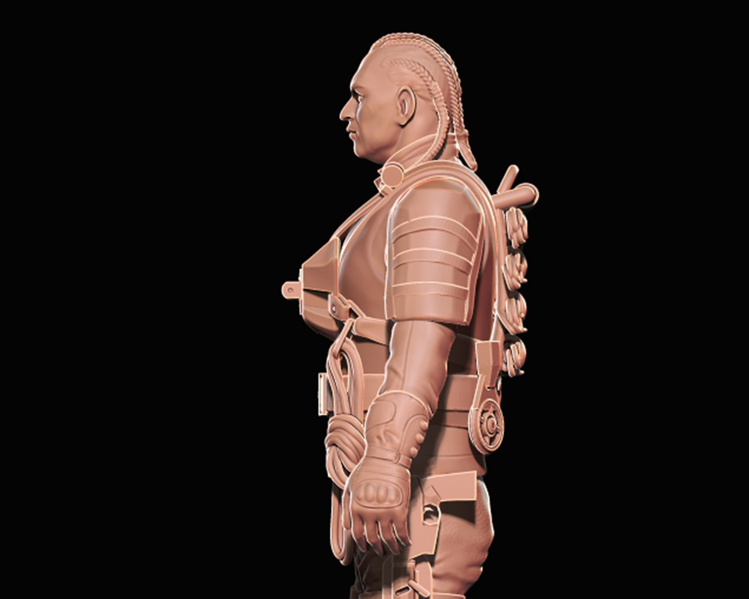 Slipknot 3D portrait sculpture 3D print model_5