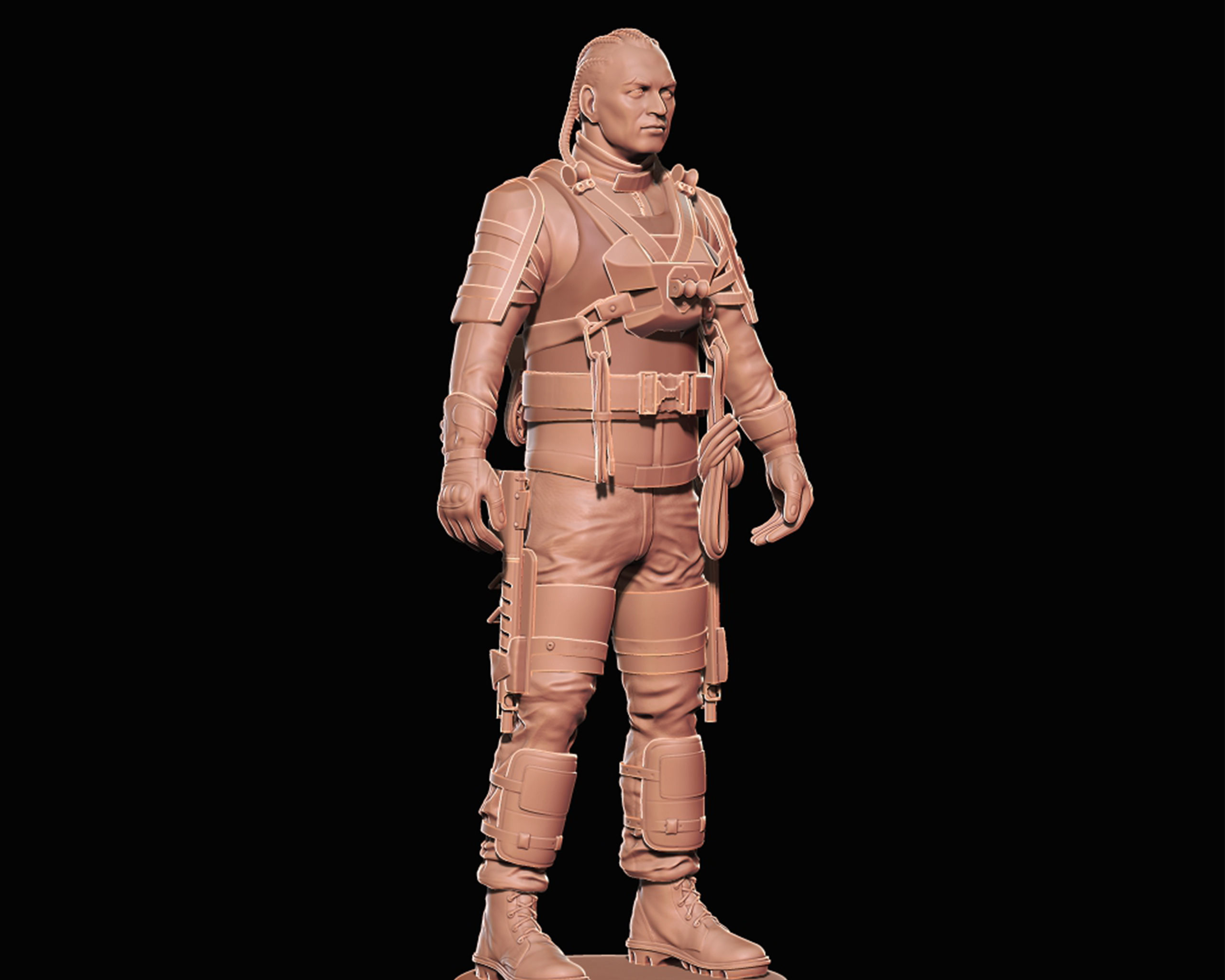 Slipknot 3D portrait sculpture 3D print model_4