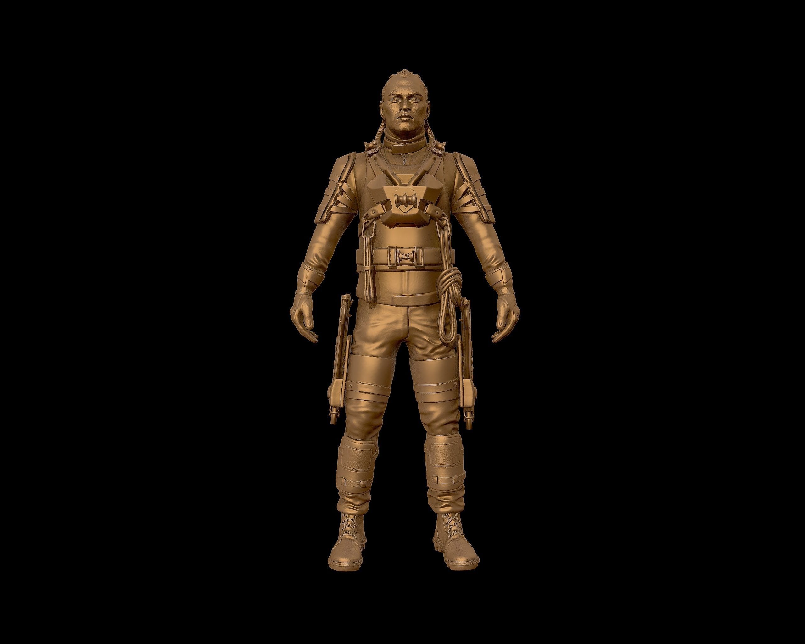 Slipknot 3D portrait sculpture 3D print model_25