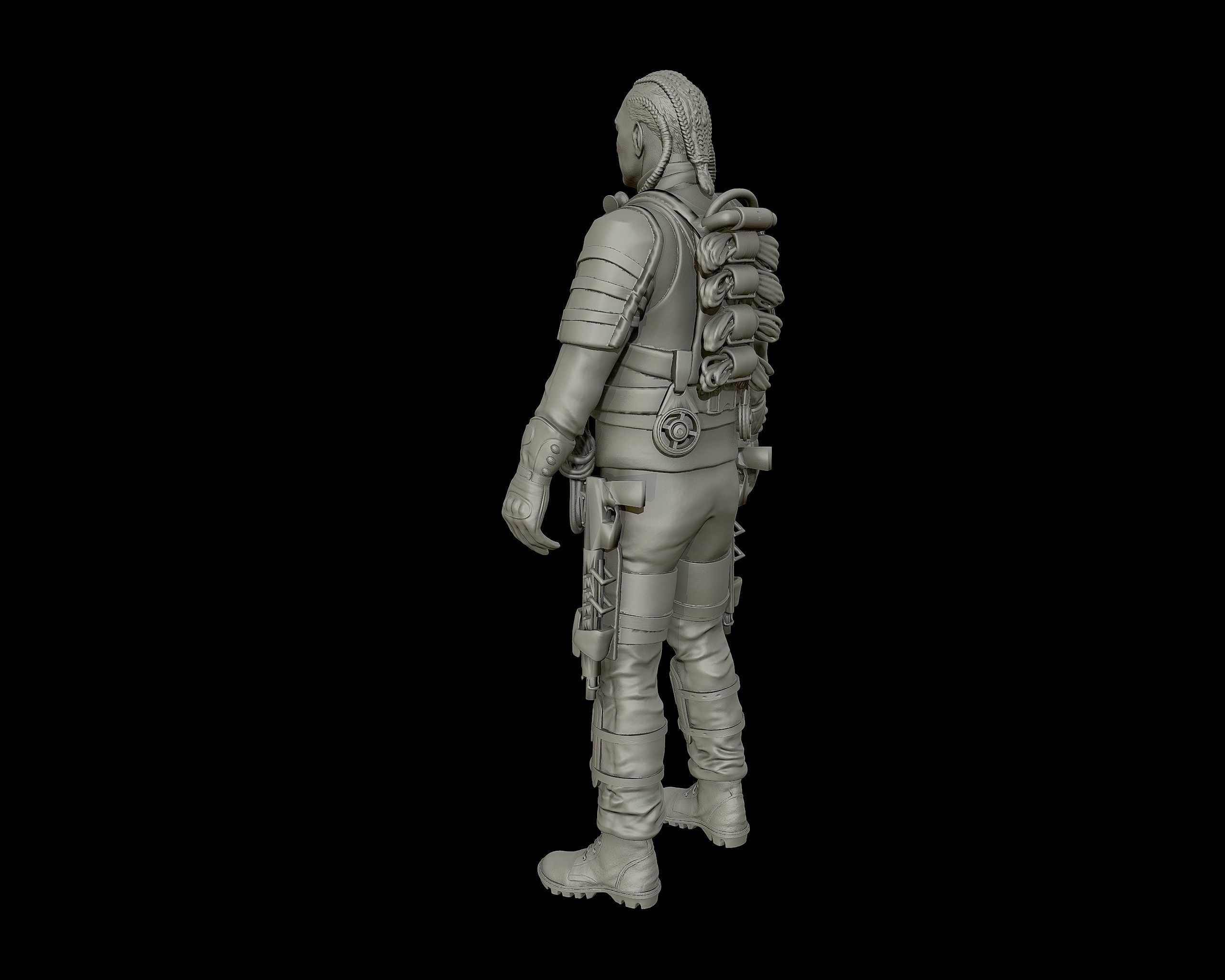 Slipknot 3D portrait sculpture 3D print model_18