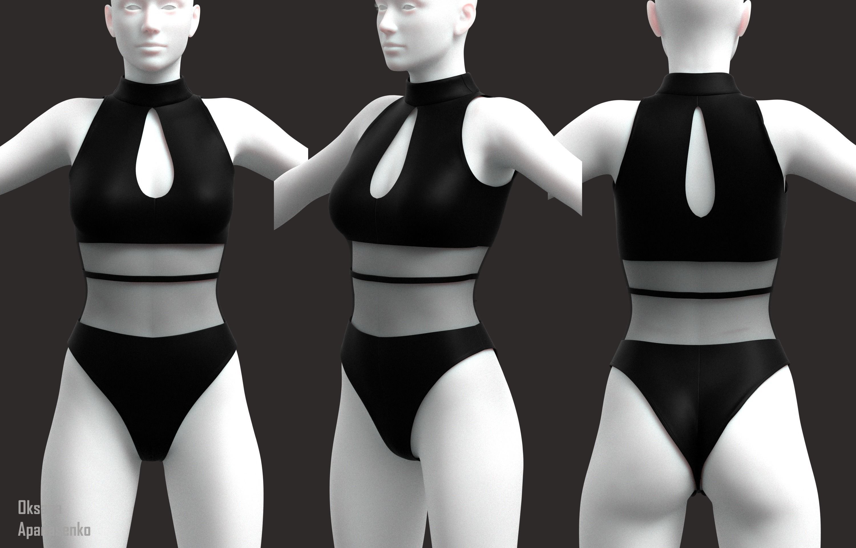Body Suits 3D model_2