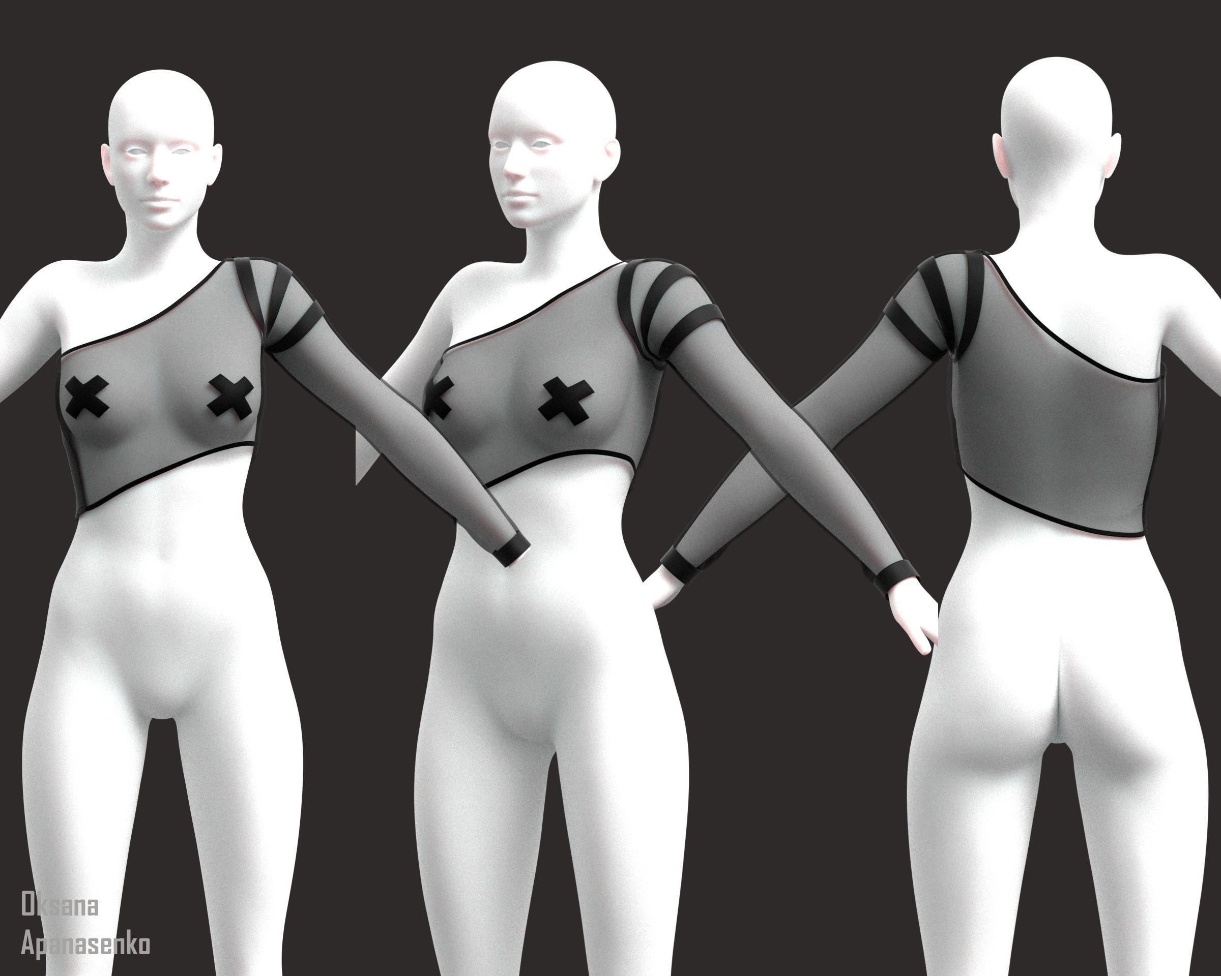 Body Suits 3D model_7
