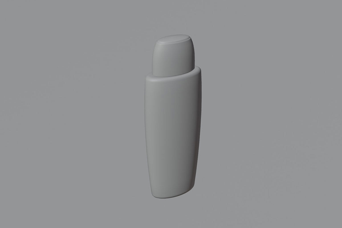 Shampoo bottle model 3D model_21