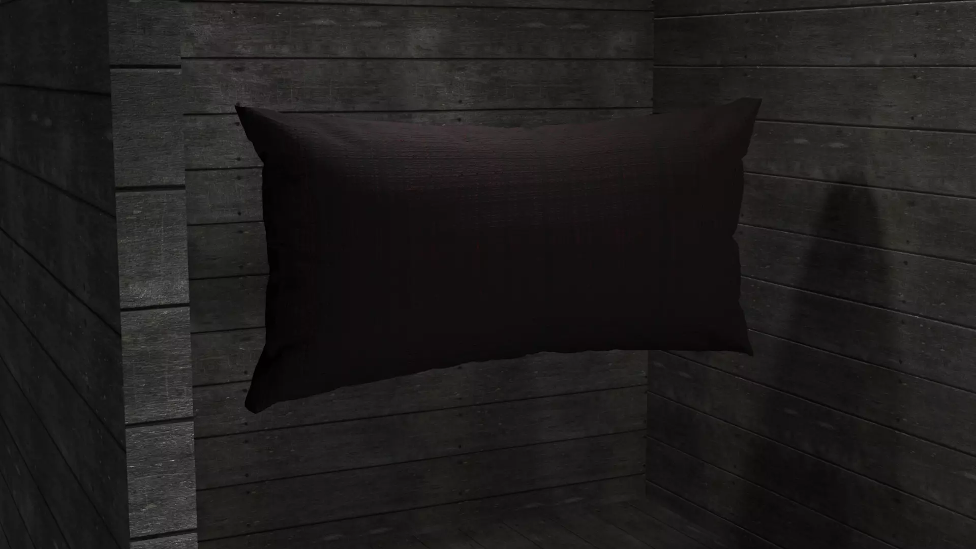 Pillow empty room with Free 3D print model