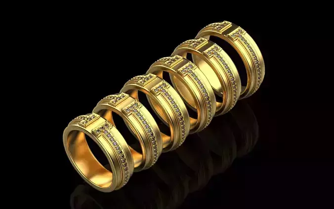 Tiffany ring size 16-19 3D print model