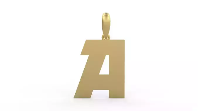 Initial Letters Pendant Clickuper A
