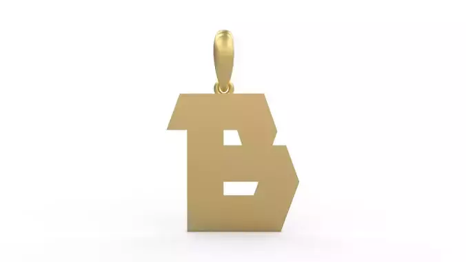 Initial Letters Pendant Clickuper B