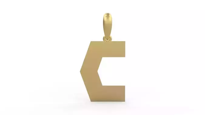 Initial Letters Pendant Clickuper C