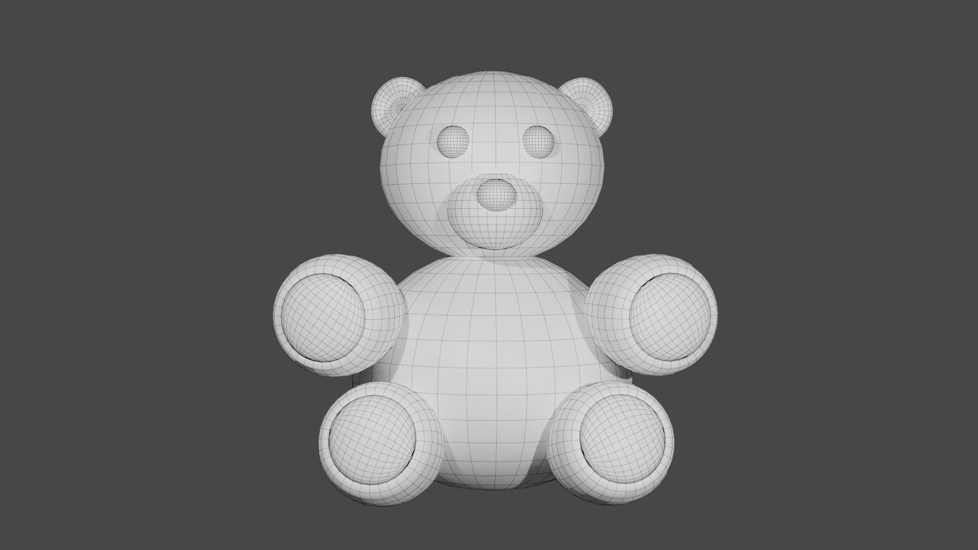 Teddy bear 3D Model 3D model_7