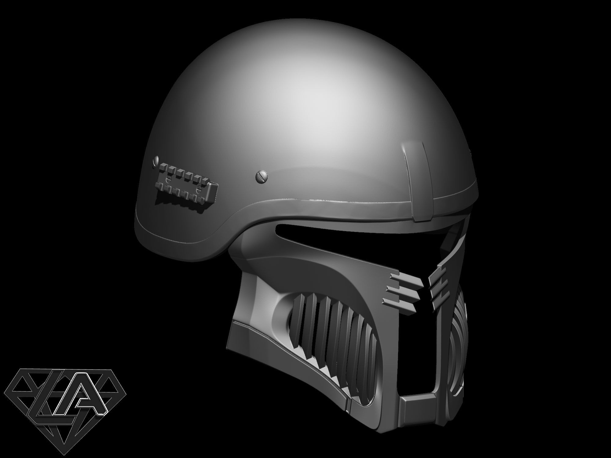 Mandalorian Gladiator version 1 3D print model_4