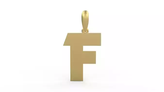 Initial Letters Pendant Clickuper F