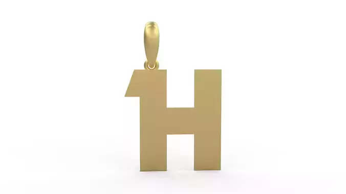 Initial Letters Pendant Clickuper H
