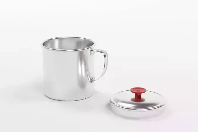 Camping survival metallic Steel cup