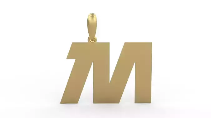 Initial Letters Pendant Clickuper M