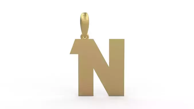 Initial Letters Pendant Clickuper N