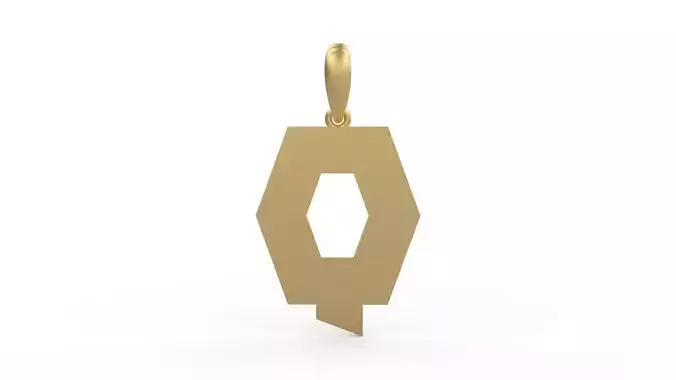 Initial Letters Pendant Clickuper Q