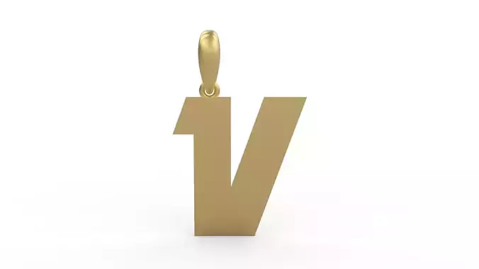 Initial Letters Pendant Clickuper V