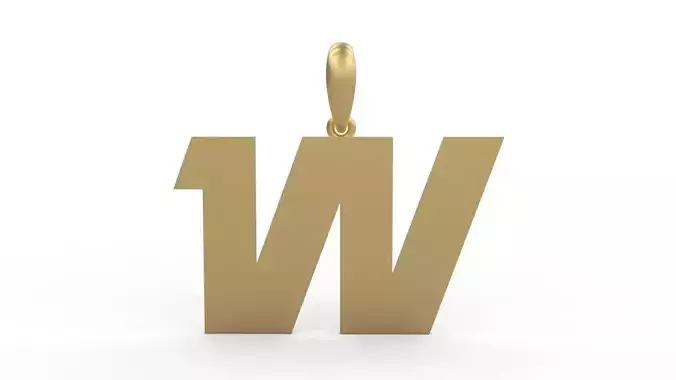 Initial Letters Pendant Clickuper W
