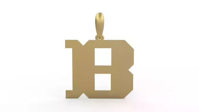 Initial Letters Pendant Crosterian B