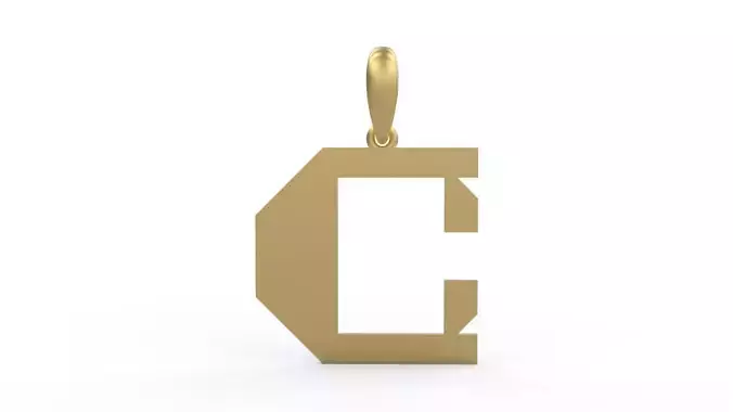 Initial Letters Pendant Crosterian C