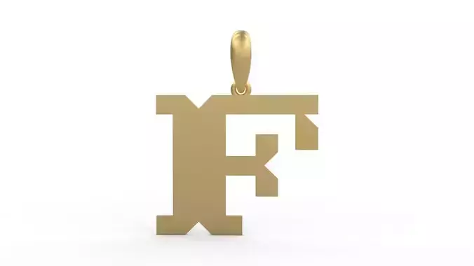 Initial Letters Pendant Crosterian F