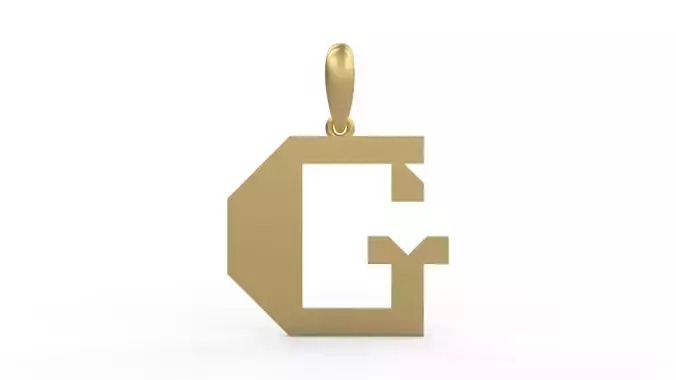 Initial Letters Pendant Crosterian G