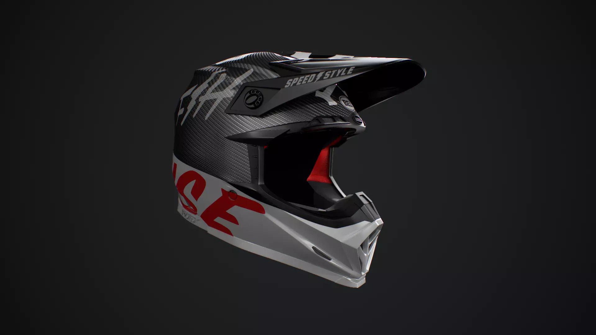 Bell Moto-9 Flex Fasthouse Helmet High Poly 3D model_0