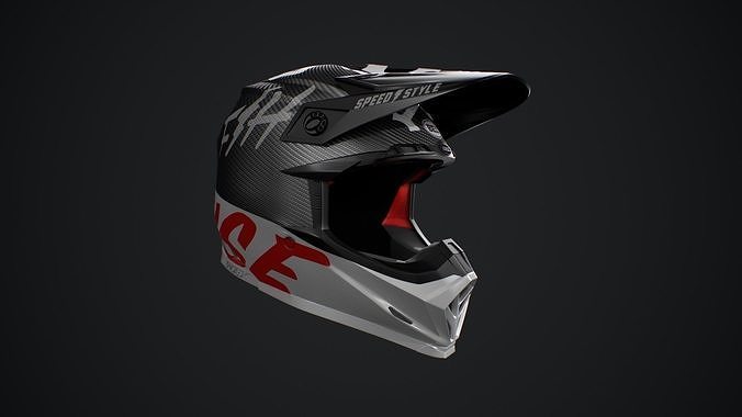 Bell Moto-9 Flex Fasthouse Helmet High Poly 3D model