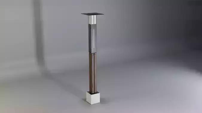 Concrete designed Lamp - Type 3A mid