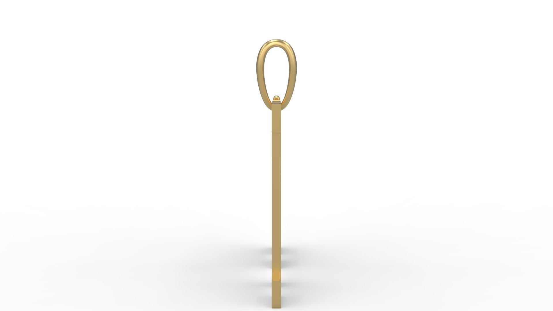 Initial Letters Pendant Crosterian N 3D print model_2