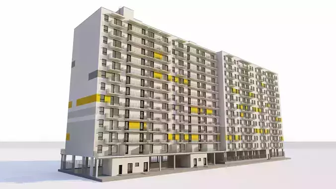 Residential building archicad skp and lumion 12 scenes 