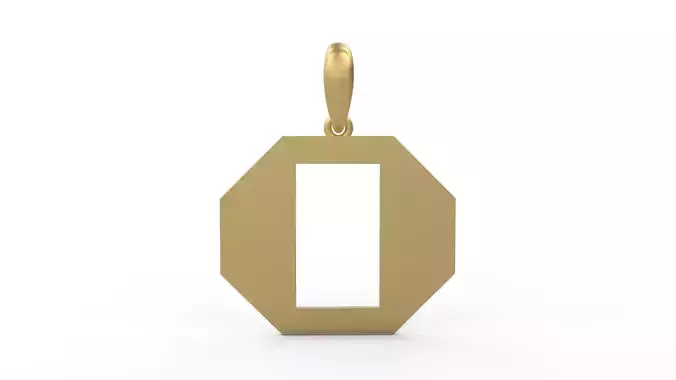 Initial Letters Pendant Crosterian O