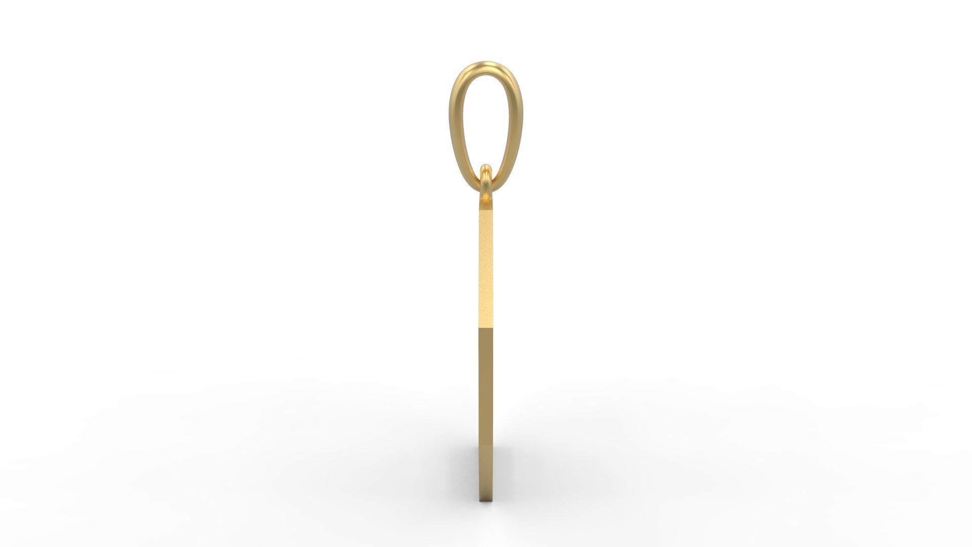 Initial Letters Pendant Crosterian O 3D print model_2