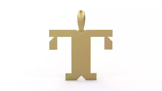 Initial Letters Pendant Crosterian T