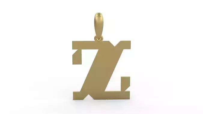 Initial Letters Pendant Crosterian Z