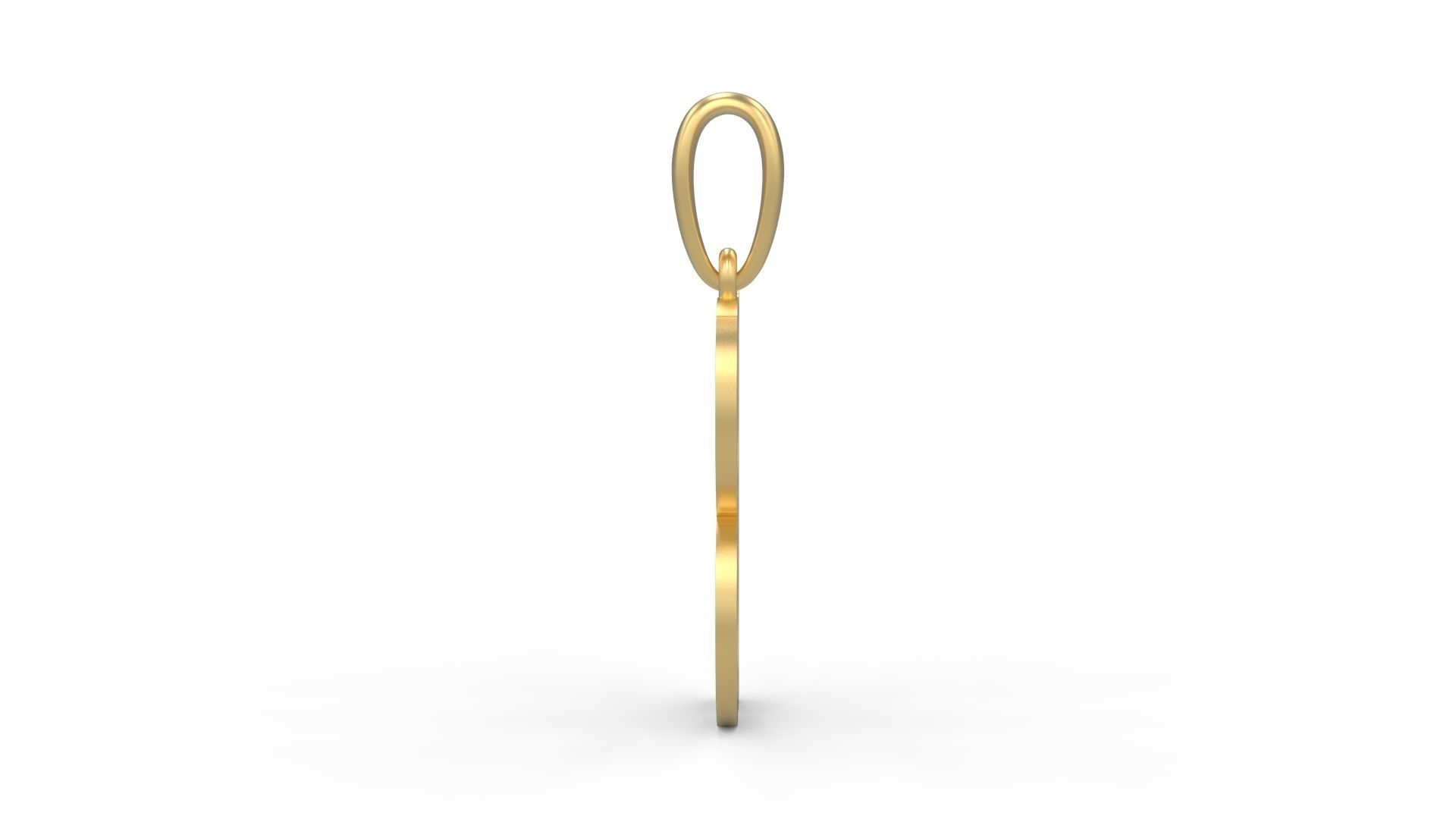 Initial Letters Pendant DeepSession B 3D print model_2